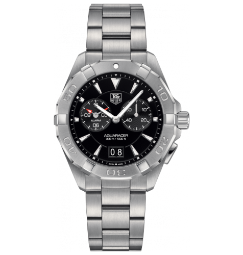 TAG Heuer Aquaracer 300M Alarm 40.5 Stainless Steel / Black / Bracelet